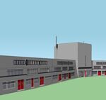 Een groter model, met de zeskantige middentoren.
<br/>
Richard Keijzer, 2014-06-21